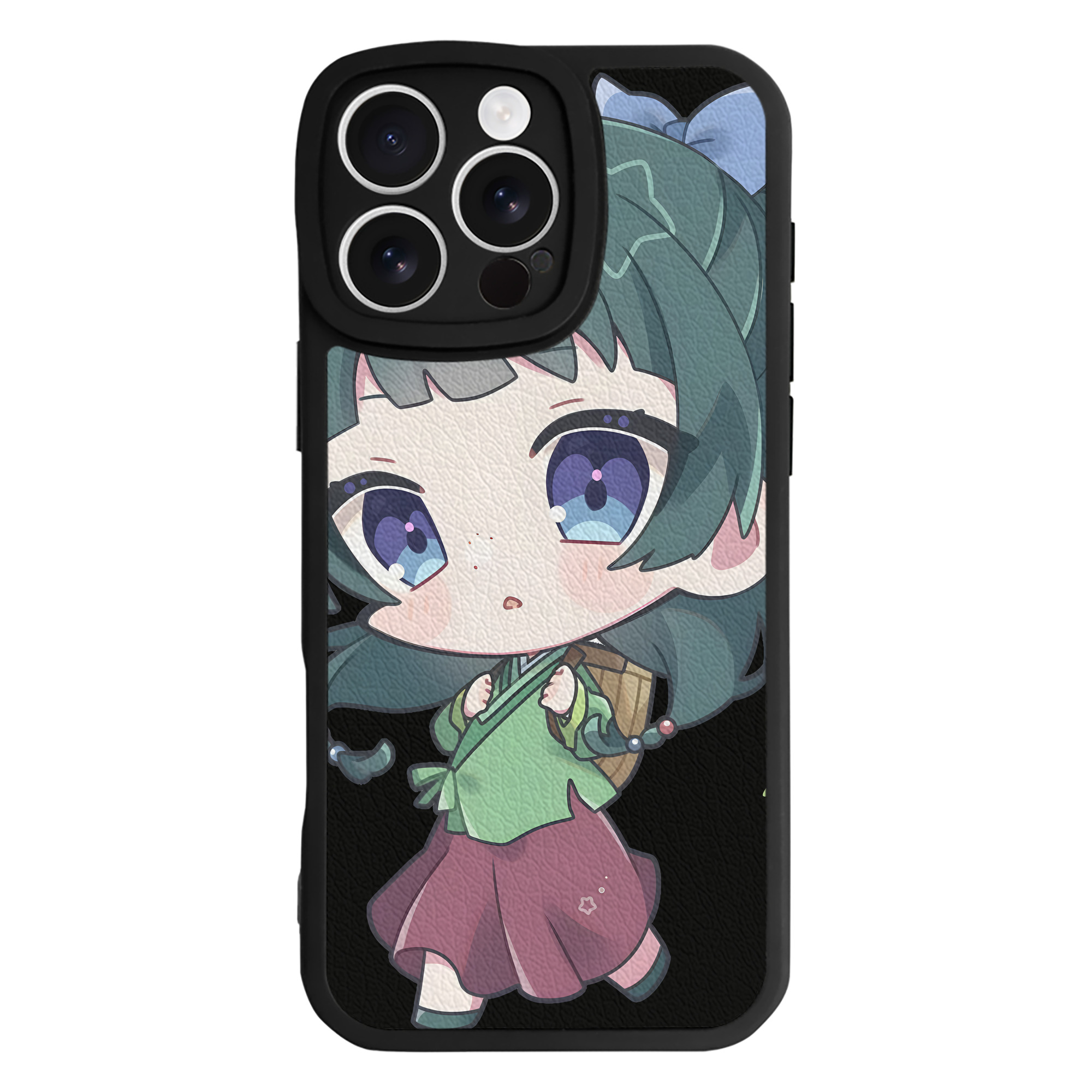 （画像用） 薬屋のひとりごと The Apothecary Diaries 【iPhone 16シリーズ対応】シリコンスマホケース（レザー調） 材質：シリコン